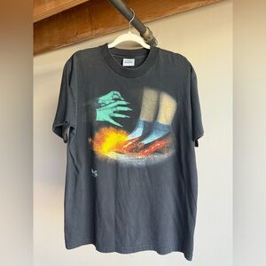 RARE 1995 Wizard Of Oz Stanley Desantis Ruby Red Slippers Witch T Shirt Size L